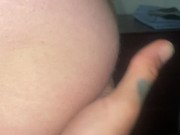 Playing with babysitters ass 4/16