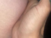 Playing with babysitters ass 9/16