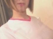 【無】女性配達員にお水をぶちまけてデカ乳がくっきり！ 折原ほのか パート1 2/16