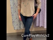 Naughty Milf Secretly Wears Remote Control Vibrator in Public Shopping Again!—CumPlayWithUs2 16/16