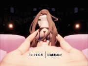 Genshin Impact - Hu Tao Reverse Straddle [4K VR Uncensored Hentai] 5/16