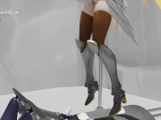 Mercy is Impaled by a Big Vibrating Dildo (Voices & Sound) - Part 5 7/16