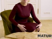 MATURE4K Mature woman in stockings has vagina penetrated by bearded man 2/16