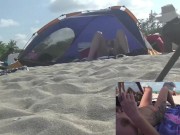 My Friend Mrs Kiss Is An Exhibitionist Wife That Likes To Tease Nude Beach Voyeurs In Public! 14/16