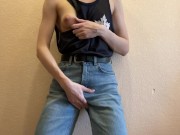 Hot ass was spanked with a belt 5/16