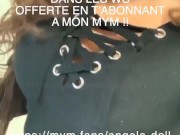 Angela Doll - defi risqué : me faire enculer par mon collegue de bureau dans les WC !!! 1/16