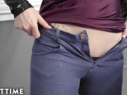 Babe Caught Her MILF Teacher Stuck Under the Desk with a Dildo ! 2/16