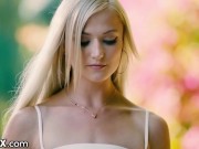 Hot Blonde Morgan Rain Loves Riding Thick Dick 1/16