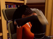 Horny Lawyer Has Lesbian Sex With Her Intern in Full Office - Sexual Hot Animations 3/16