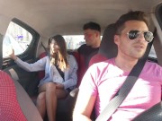 SQUIRTING AND SUCKING ON AN UBER! FACIAL AND SWALLOW INCLUDED! WHATCH THE FIRST PART AS WELL! 2/16