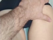 My first homemade porn video - fucked my tight pussy and cumming a lot on my skinny body 1/16