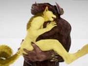 Furry Anal Slut x Monster Cock 3D 10/16