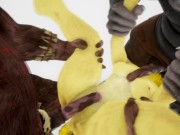 Furry Anal Slut x Monster Cock 3D 16/16