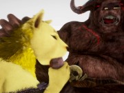Furry Anal Slut x Monster Cock 3D 2/16