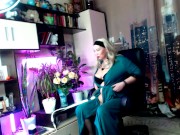 I pull my mature bitch by the nipples & she gratefully sucks my cock, You deserve a fuck in the ass! 1/16