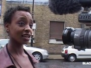 Private Black - Short Haired Black Girl Lala Gets DPd In Black And White! 2/16