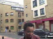 Private Black - Short Haired Black Girl Lala Gets DPd In Black And White! 3/16