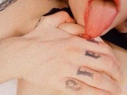 Your girlfriend having an orgasm for you on videocall 2/16