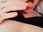 Your girlfriend having an orgasm for you on videocall 4/16