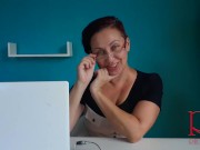 Secretary shows pussy The boss shoots a naked secretary on video 2/16