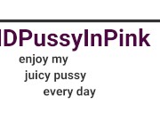 a girl moaning with pleasure shows a splendid creamy pussy and squirt 1/16