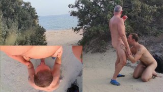 Mature Beach Suck - Old man Suck Fun and Cum on Public Beach - Amateur Older Younger - RedTube