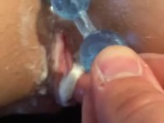 Letting my neighbor toy my ass filled with whip cream while the bf is at work 4/16