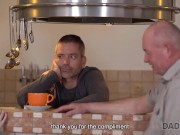 DADDY4K Old man makes intimate acquaintance with sons new gf 2/16