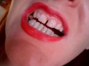 I chew you completely like a little insect I crush your bones like this sweet! 5/16