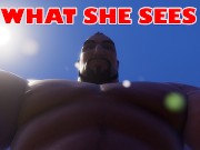 What she sees