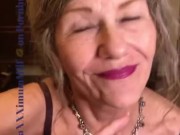 Oral Creampie Mature Sexy Cougar On Her Knees POV Sensual BJ Deepthroat CIM 2/16