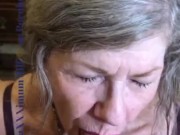 Oral Creampie Mature Sexy Cougar On Her Knees POV Sensual BJ Deepthroat CIM 7/16