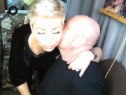 Our Soft Private Show with gentle kissing, nipple sucking and fingers in wet mature cunt of my wife 15/16