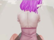 3D HENTAI POV Cute elf doggy style fucking 4/16