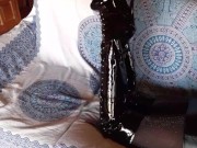 Laura on Heels amateur 2021 my 40 minutes compilation of high heels and pantyhose 14/16