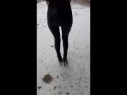 Laura on Heels amateur 2021 my 40 minutes compilation of high heels and pantyhose 4/16