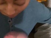 Valerie Little sucking big white cock 13/16