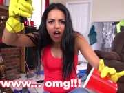BANGBROS - Sexy, Young Latina Maid Cleans Up A Crazy Client's House 16/16