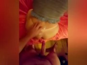 PAWG gets facial then a golden shower 3/16