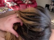 Dicksucker blowing slobbing and takes big load on face 11/16