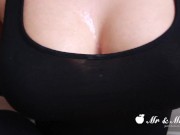 Here For The Afternoon Titty Fuck Appointment 😏 - Big Natural Tits POV TITJOB with CUMSHOT 16/16