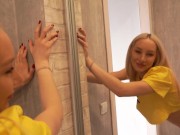 We're half an hour late and she's still in her panties