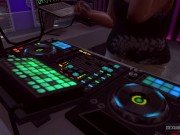 Two Lesbian Girls Lick Pussies in the VIP Area of a Nightclub, They are Very Hot - SHA 2/16