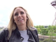 GERMAN SCOUT - BIG ASS AND BOOBS MILF KARLIE PICKUP AND ROUGH FUCK AT STREET CASTING 2/16