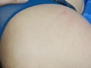 Por fin me cogí a mi vecina, de a perrita sin condón, llegó caliente de fiesta parte 2 2/16