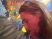 Petite Russian Teen gets so wet giving head  4/16