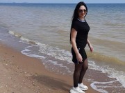 Реальный красивым сексом на пляже ОТКРЫТИЕ СЕЗОНА 🌴 КРЕМПАЙ - AlesikMi 2/16