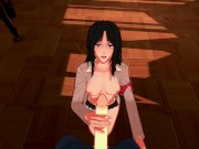 Pieck Finger gets a POV facial before getting fucked against a wall - AoT Hentai 2/16