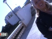 Sexy blonde with big natural boobs fucked 1/16