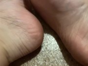 My dirty socks and feet after a long day 10/16